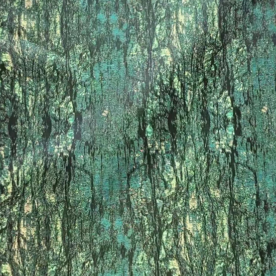 Emerald Green Jacquard Fabric, Textured Bark Pattern Woven Textile, Luxury Abstract Brocade Fabric for Dress, Jacket, DIY Sewing, 66"Wide